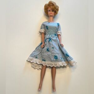 vintage 1961 "Bubble Cut" Barbie doll manufactured by Mattel
